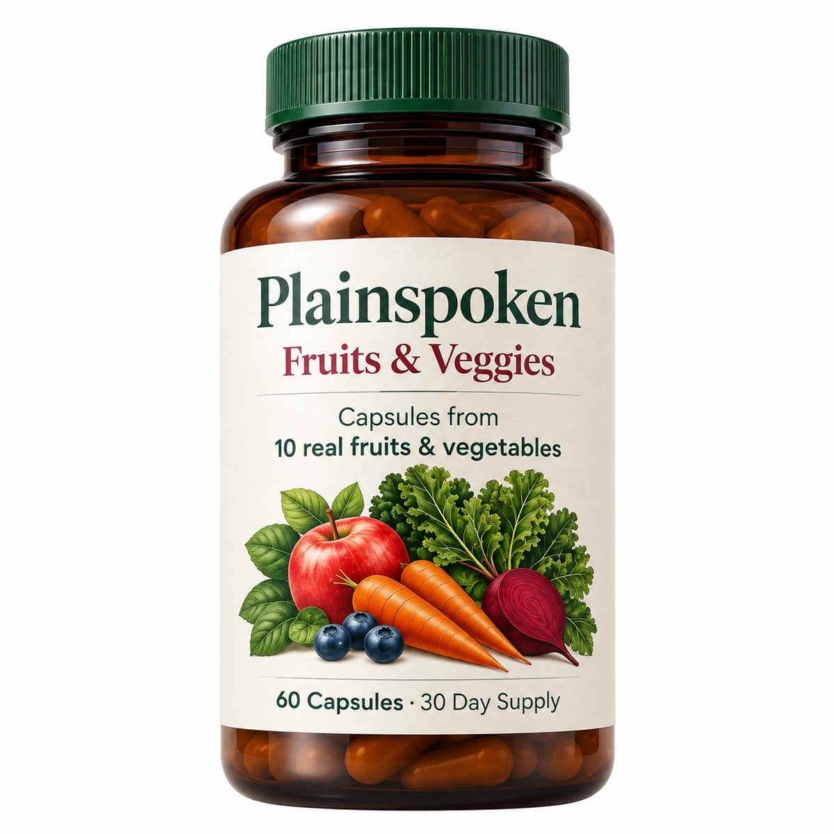 Plainspoken Fruits & Veggies — 30-Day Starter · No Commitment